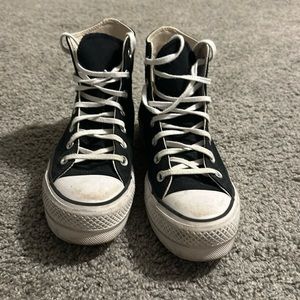 Black High Top Platform Women’s Converse